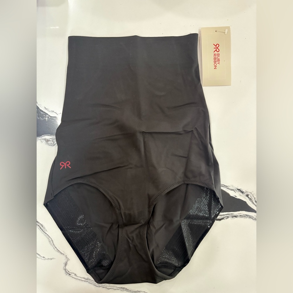 Ruby Ribbon Everyday Shape High Waist Brief Size Small